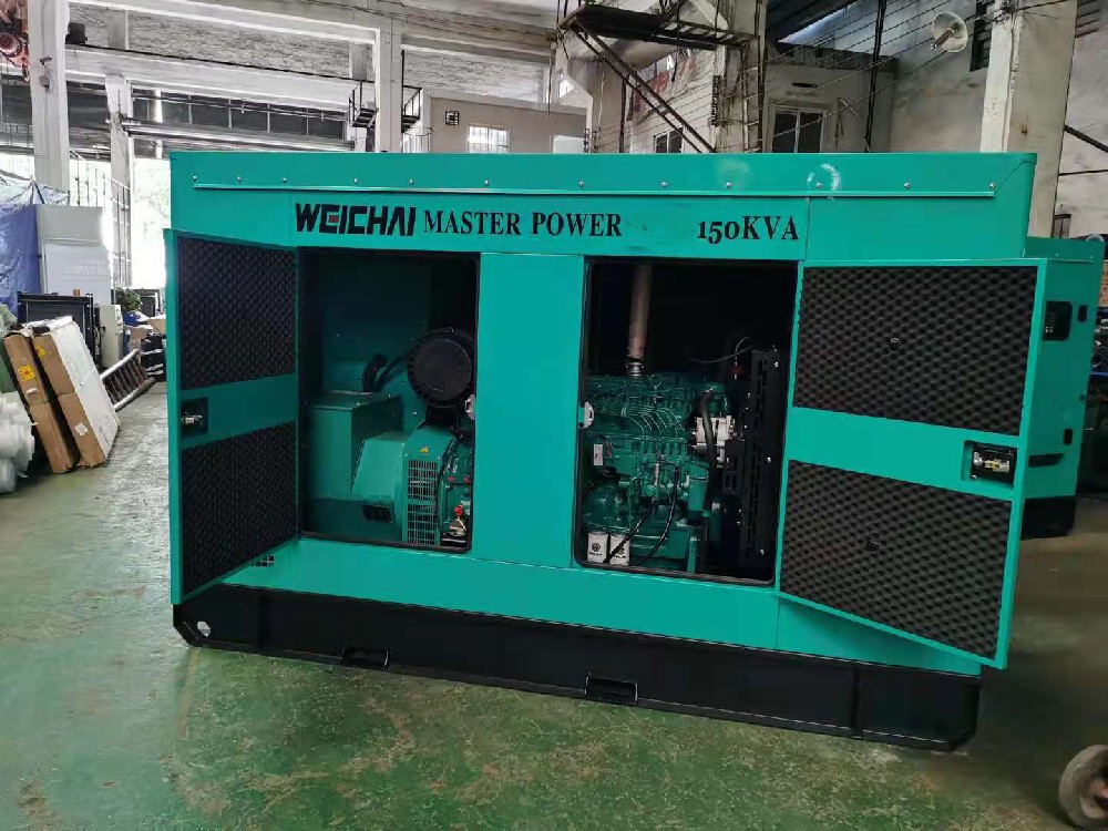 WEICHAI 、 濰柴靜音發電機、濰柴發電機、150KVA濰柴（chái）發電機、佛山（shān）濰柴發電機（jī）