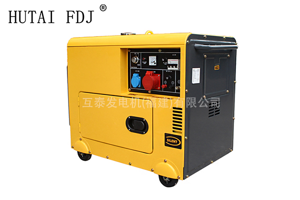 5-6KW風冷柴油發電機組220/380v雙電壓移動式備用電源小功率